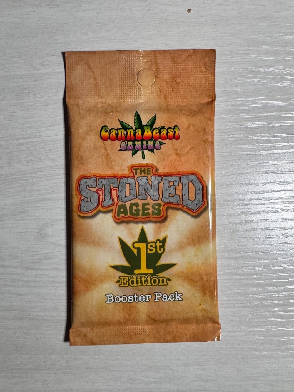 Cannabeast TCG The Stone Ages 1st Edition Single Booster Pack Sealed